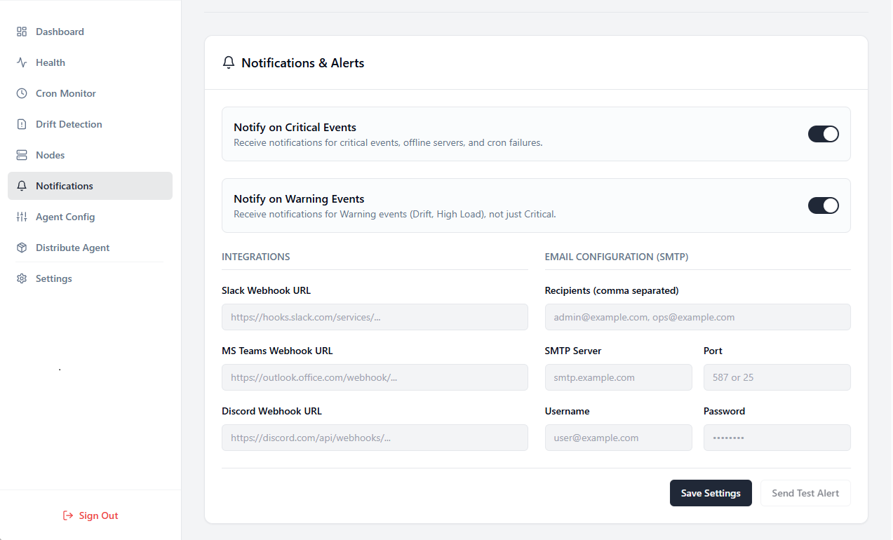 Notification Settings